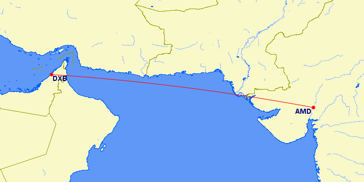 shortest flight path
